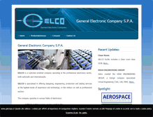 Tablet Screenshot of gelcospa.it